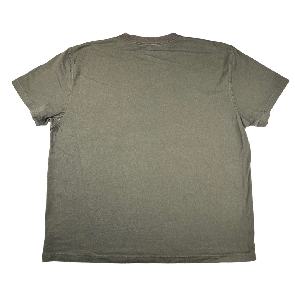 Dickies Mens 2XL Olive‎ Green Short Sleeve Pocket T-Shirt Cotton Workwear Tee - Picture 2 of 7